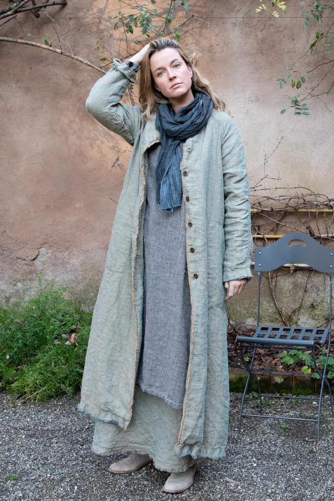 Linen Twill & Crinkled Cotton